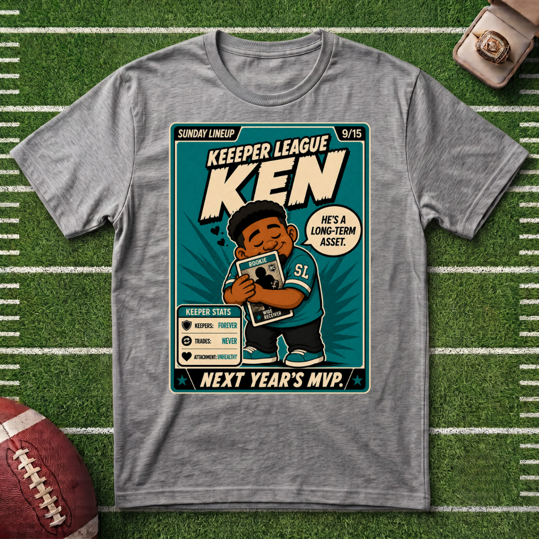 Keeeper League Ken T-Shirt — Fantasy Football Vintage Sports Tee