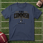 The Commish Fantasy Football Commissioner T-Shirt — Vintage Referee / Whistle Coach Shirt