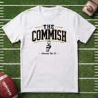 The Commish Fantasy Football Commissioner T-Shirt — Vintage Referee / Whistle Coach Shirt