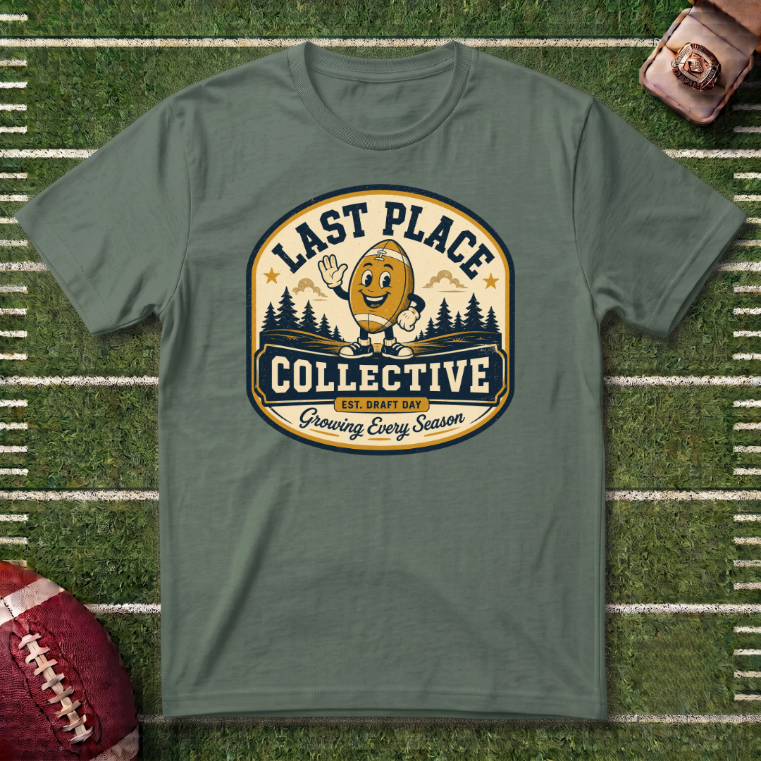 Last Place Collective Fantasy Football T-Shirt — Vintage Football Mascot Tee