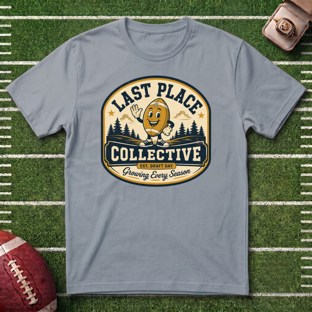 Last Place Collective Fantasy Football T-Shirt — Vintage Football Mascot Tee