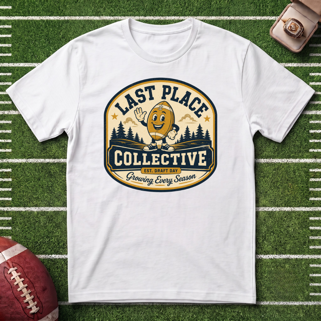 Last Place Collective Fantasy Football T-Shirt — Vintage Football Mascot Tee