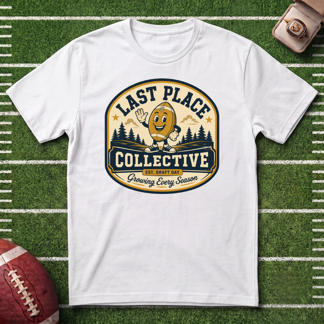Last Place Collective Fantasy Football T-Shirt — Vintage Football Mascot Tee