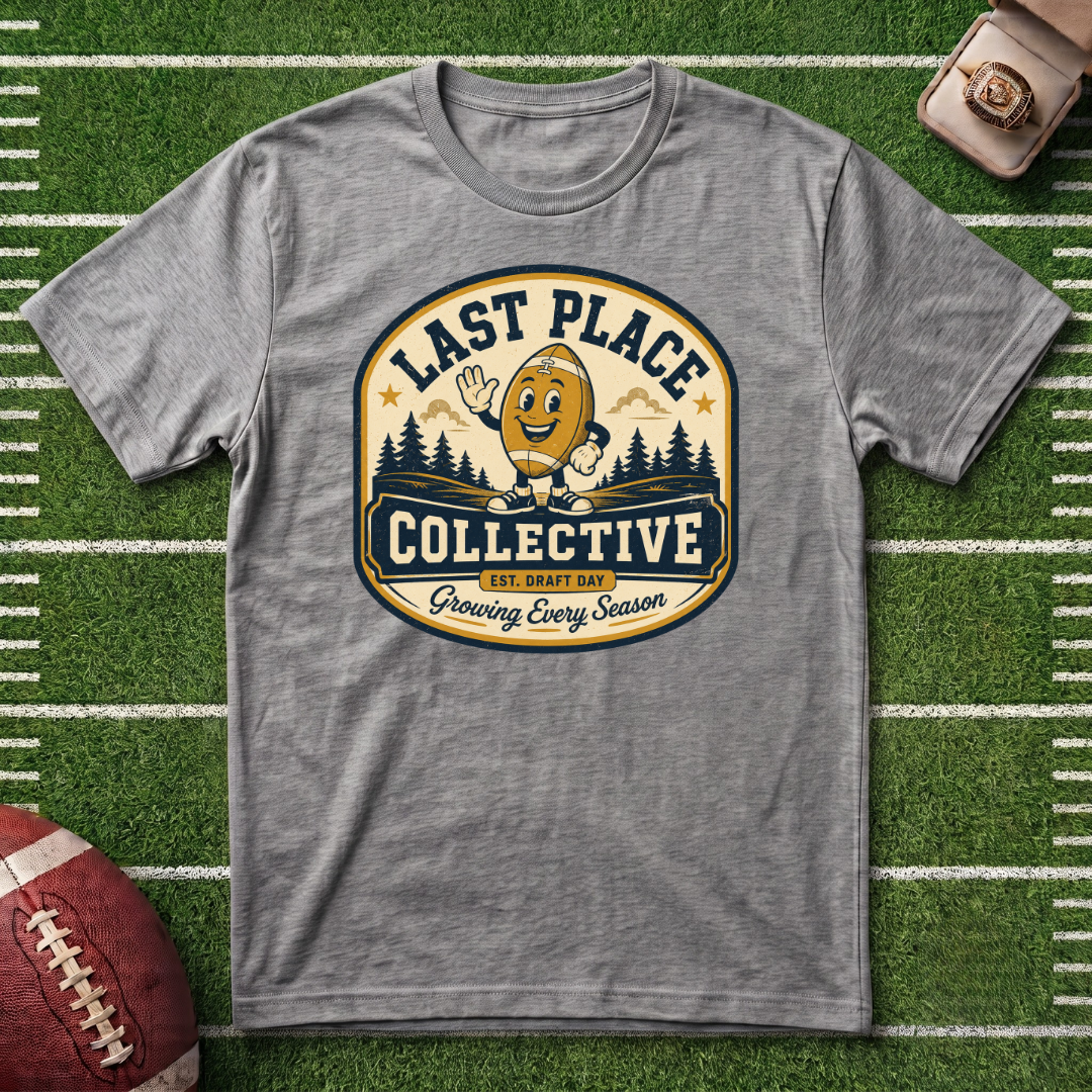Last Place Collective Fantasy Football T-Shirt — Vintage Football Mascot Tee