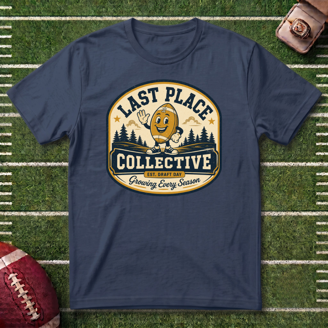 Last Place Collective Fantasy Football T-Shirt — Vintage Football Mascot Tee