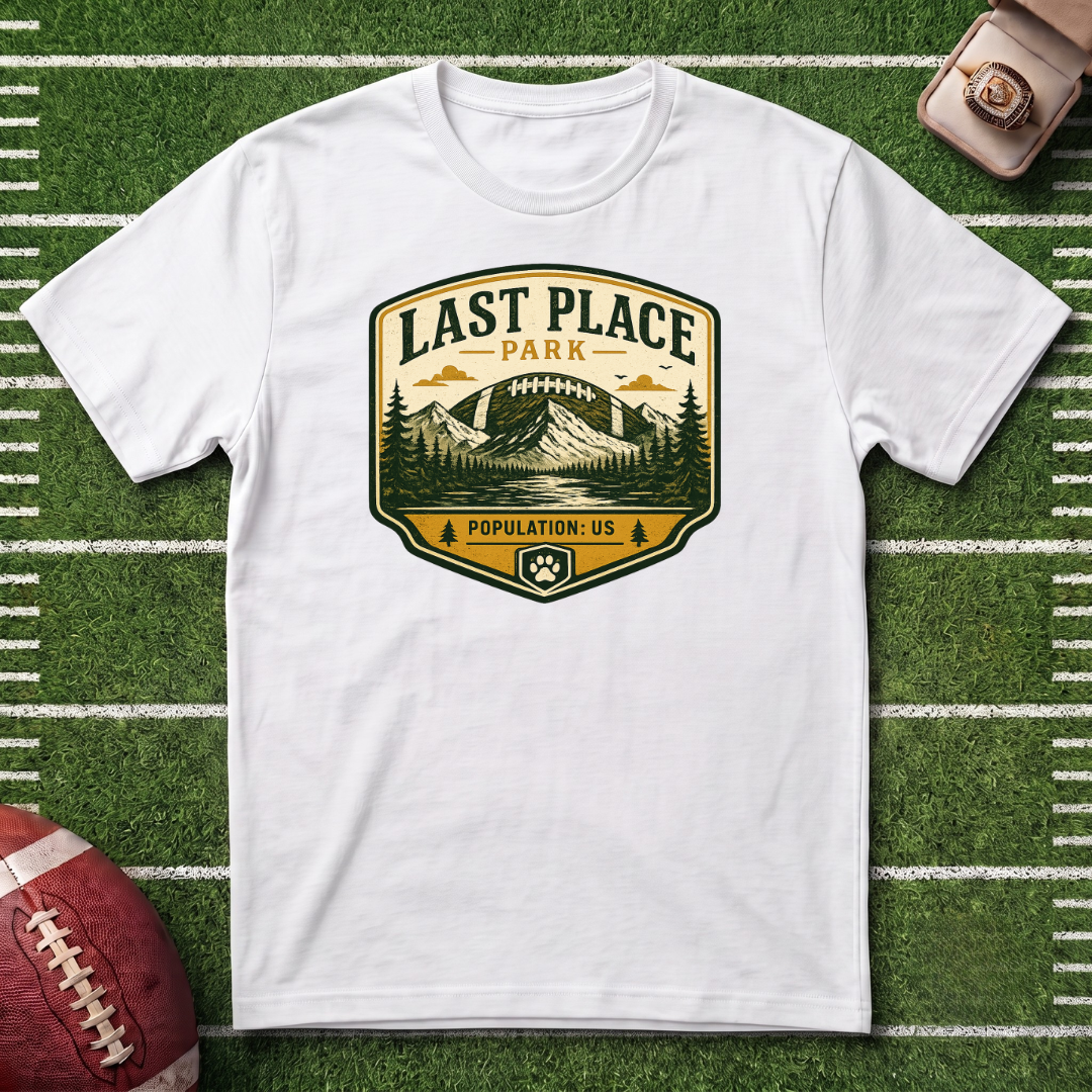 Last Place Park Fantasy Football T-Shirt — Retro Outdoor Adventure Graphic Tee