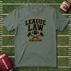 League Law T-Shirt –  Fantasy Football Commissioner Tee