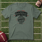 Commissioner Approved Fantasy Football T-Shirt — Vintage Seal Graphic Tee
