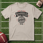 Commissioner Approved Fantasy Football T-Shirt — Vintage Seal Graphic Tee