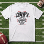 Commissioner Approved Fantasy Football T-Shirt — Vintage Seal Graphic Tee