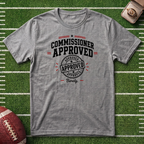 Commissioner Approved Fantasy Football T-Shirt — Vintage Seal Graphic Tee
