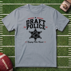 Draft Police Fantasy Football T-Shirt — Funny Commissioner Humor Tee
