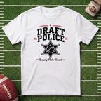 Draft Police Fantasy Football T-Shirt — Funny Commissioner Humor Tee
