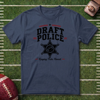 Draft Police Fantasy Football T-Shirt — Funny Commissioner Humor Tee