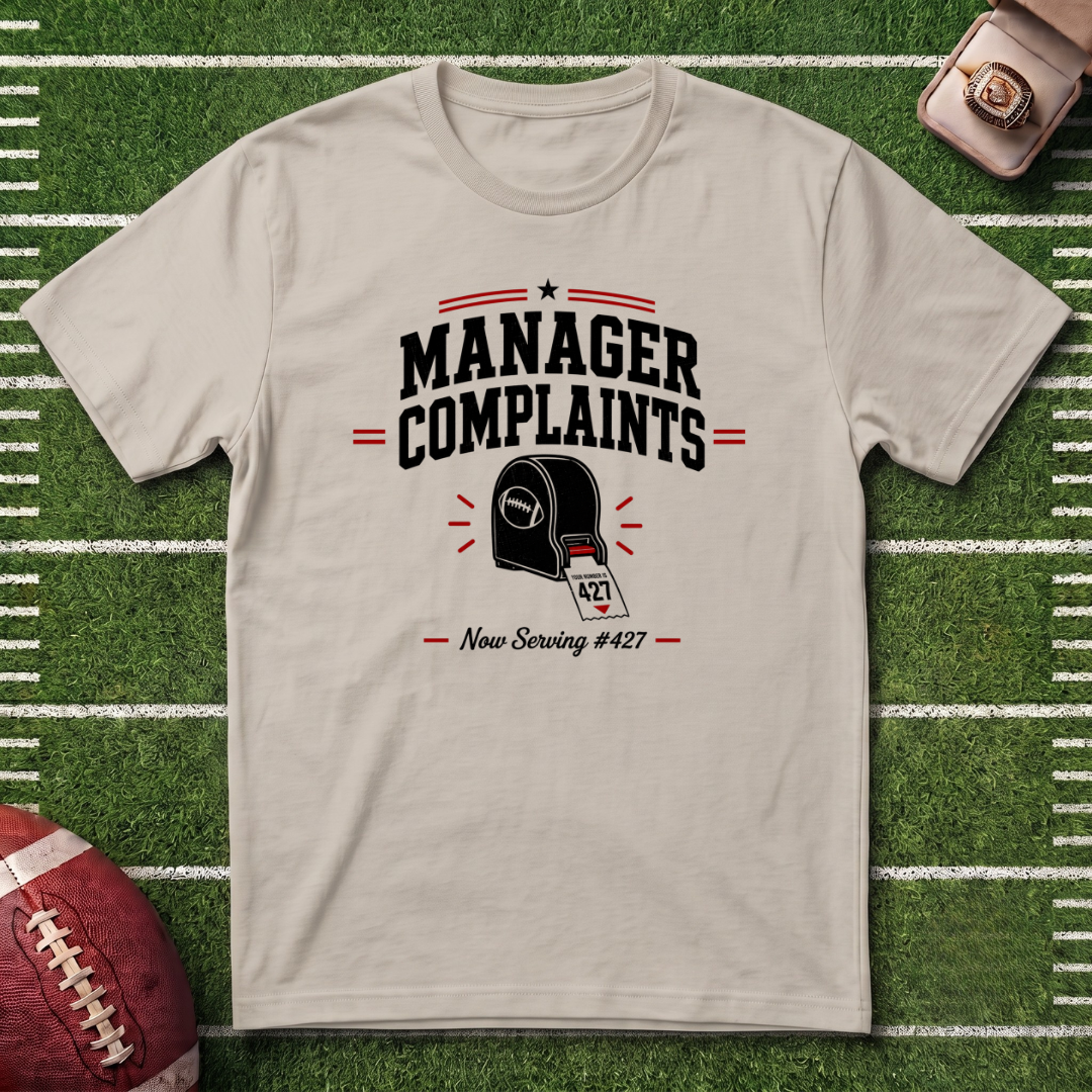 Manager Complaints Commissioner T-Shirt - Fantasy Football