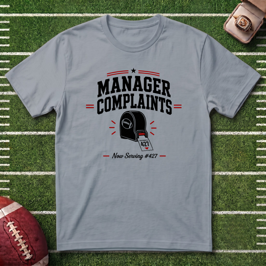 Manager Complaints Commissioner T-Shirt - Fantasy Football