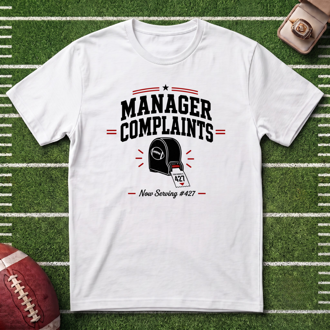Manager Complaints Commissioner T-Shirt - Fantasy Football