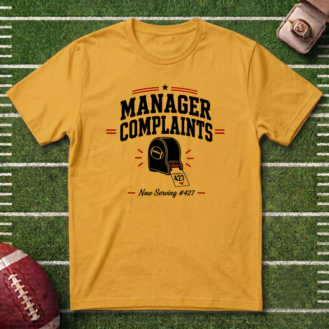 Manager Complaints Commissioner T-Shirt - Fantasy Football
