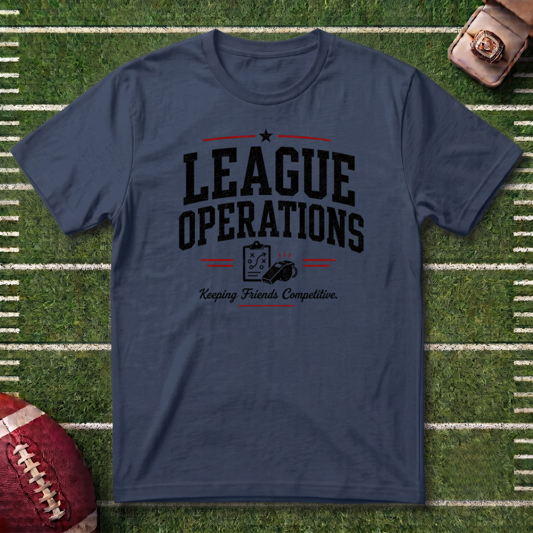 League Operations Commissioner T‑Shirt — Fantasy Football Vintage Sports Tee