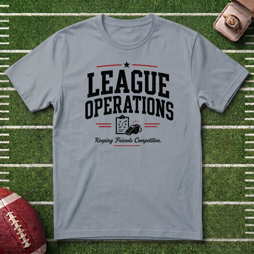 League Operations Commissioner T‑Shirt — Fantasy Football Vintage Sports Tee