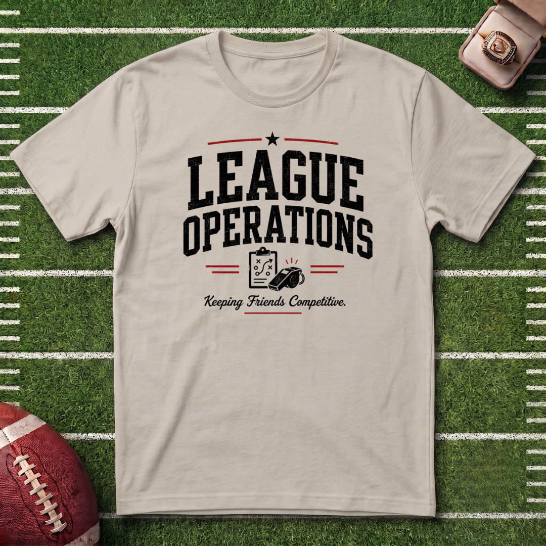 League Operations Commissioner T‑Shirt — Fantasy Football Vintage Sports Tee