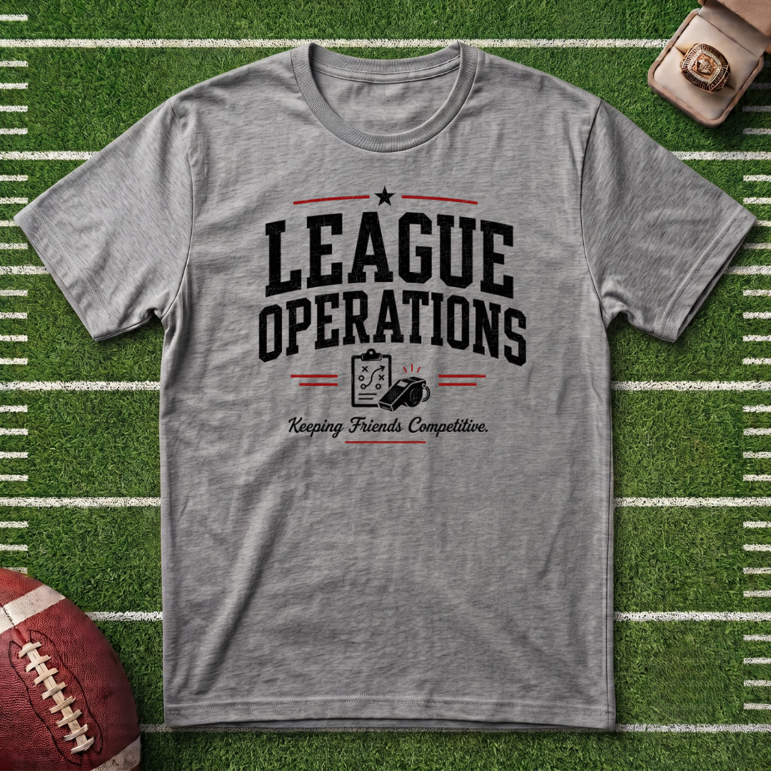 League Operations Commissioner T‑Shirt — Fantasy Football Vintage Sports Tee