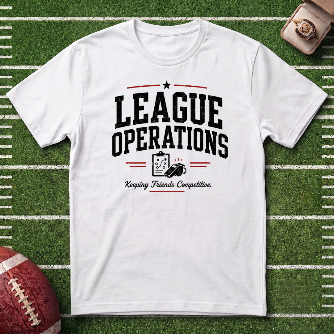 League Operations Commissioner T‑Shirt — Fantasy Football Vintage Sports Tee