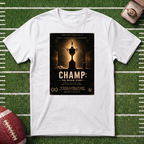 CHAMP Fantasy Football Movie Poster - First Time League Champ Graphic T-Shirt